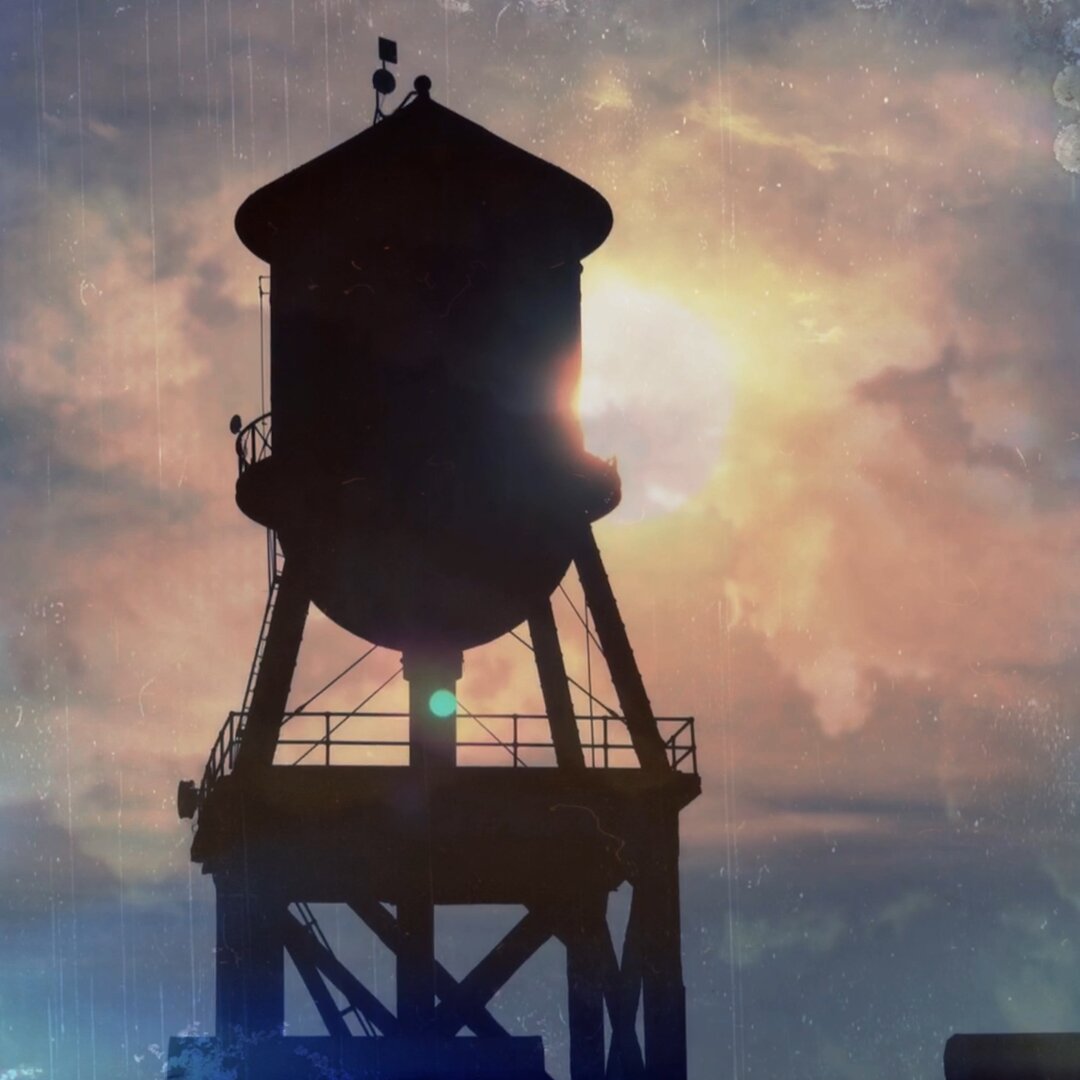Water Tower Sunset