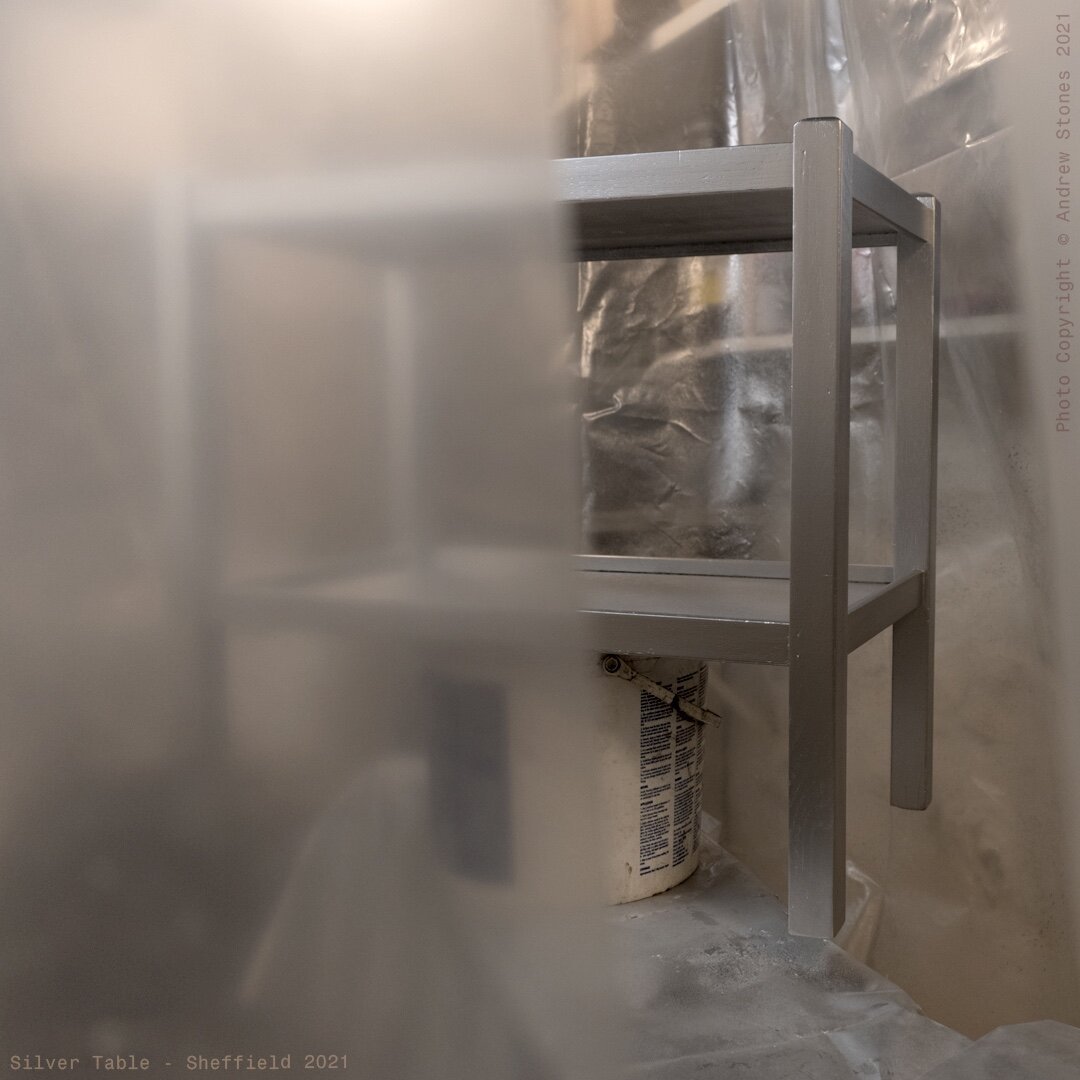 ‘Silver Table - Sheffield 2021’
Photo, from a series.
Copyright © Andrew Stones 2021.