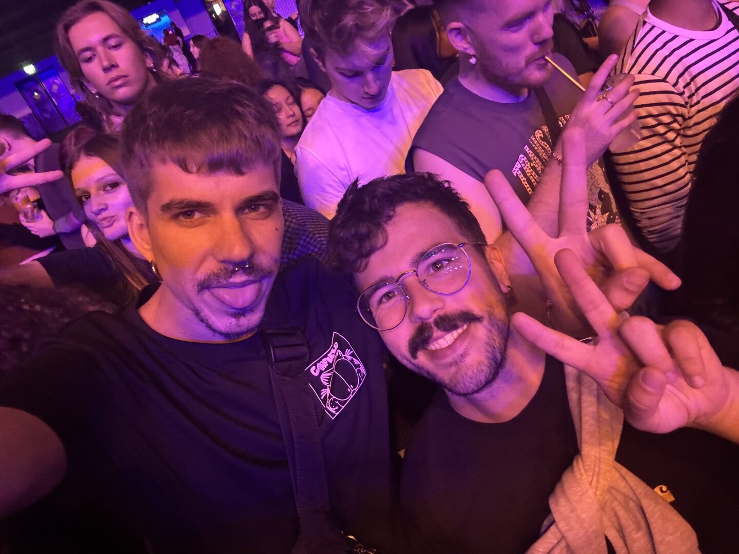 Pic of me and my friend at Azealia Bank’s concert