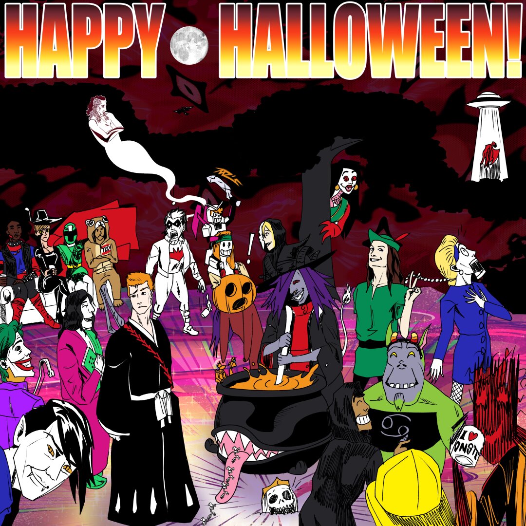 Everyone is Here! Happy Halloween!