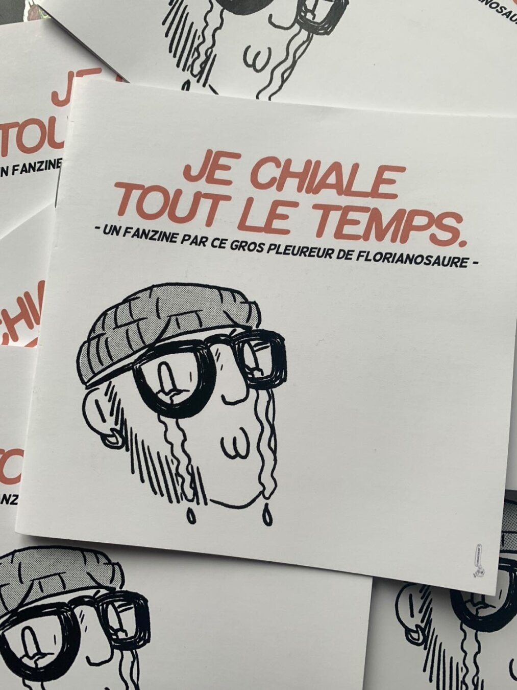 un fanzine sur le fait de pleurer