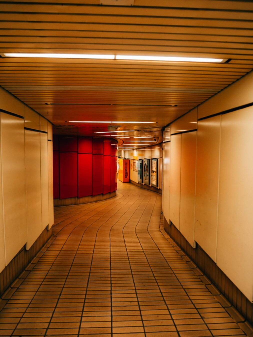 Hallway into the subway