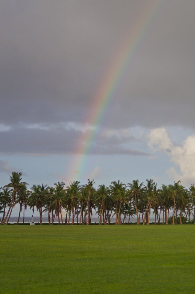 Rainbow at Asan Beach Park