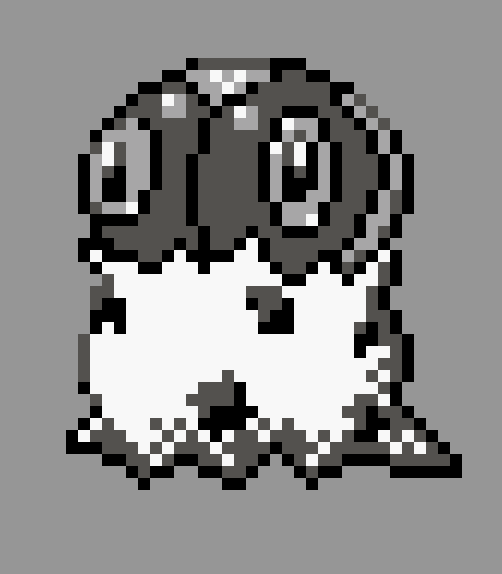 pixel art of spewpa in pokemon gold/silver style