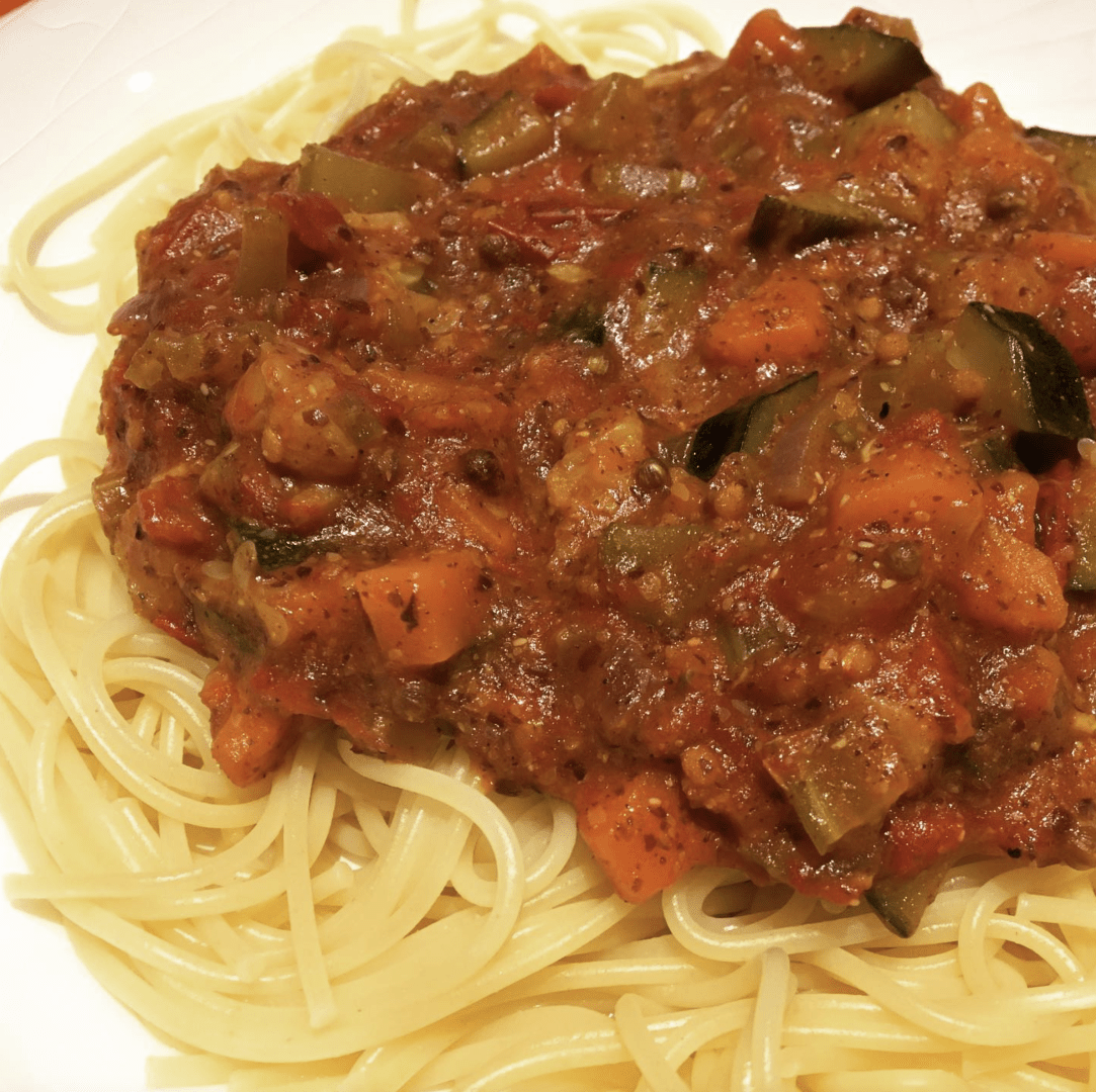 Our home made spaghetti sauce