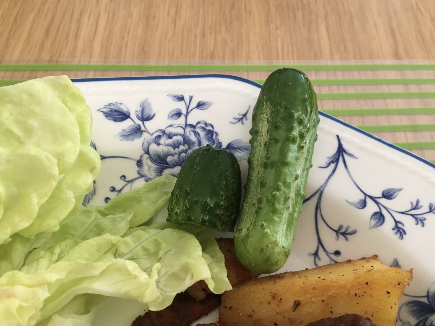 Self grown cucumbers ready to eat!