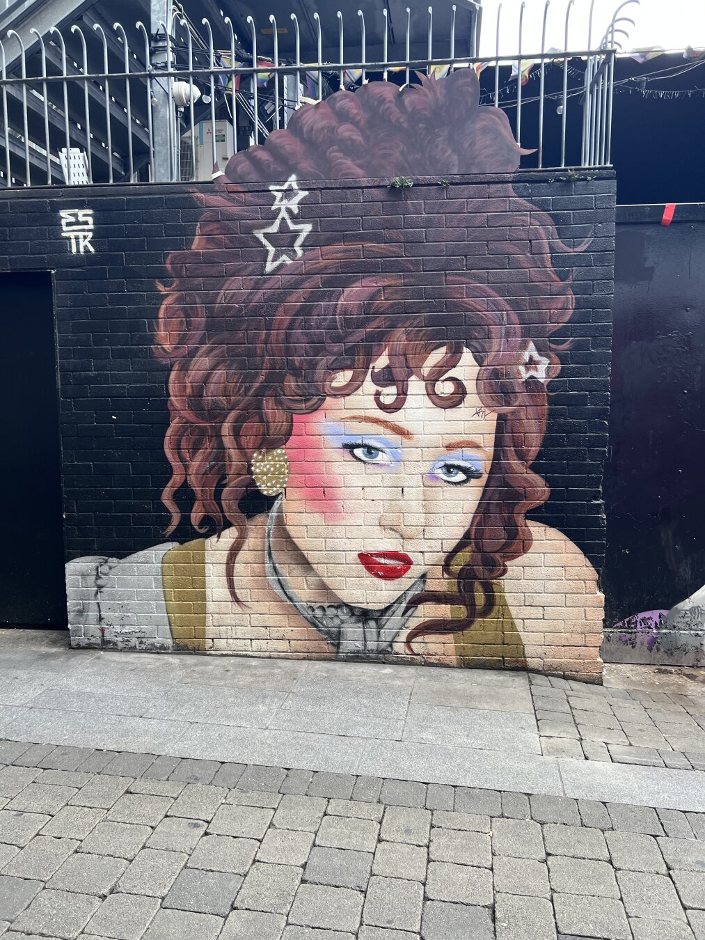 Chapell Road mural painted on a wall