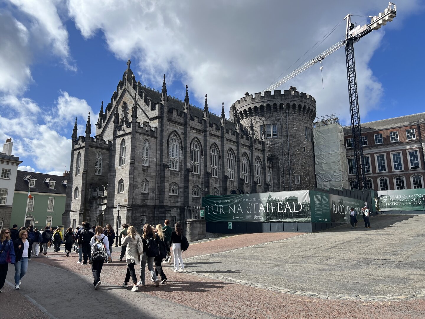 Large castle building