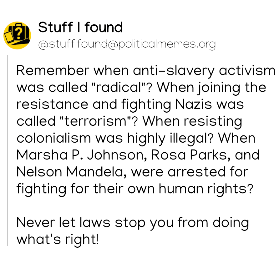 Remember when anti-slavery activism was called 