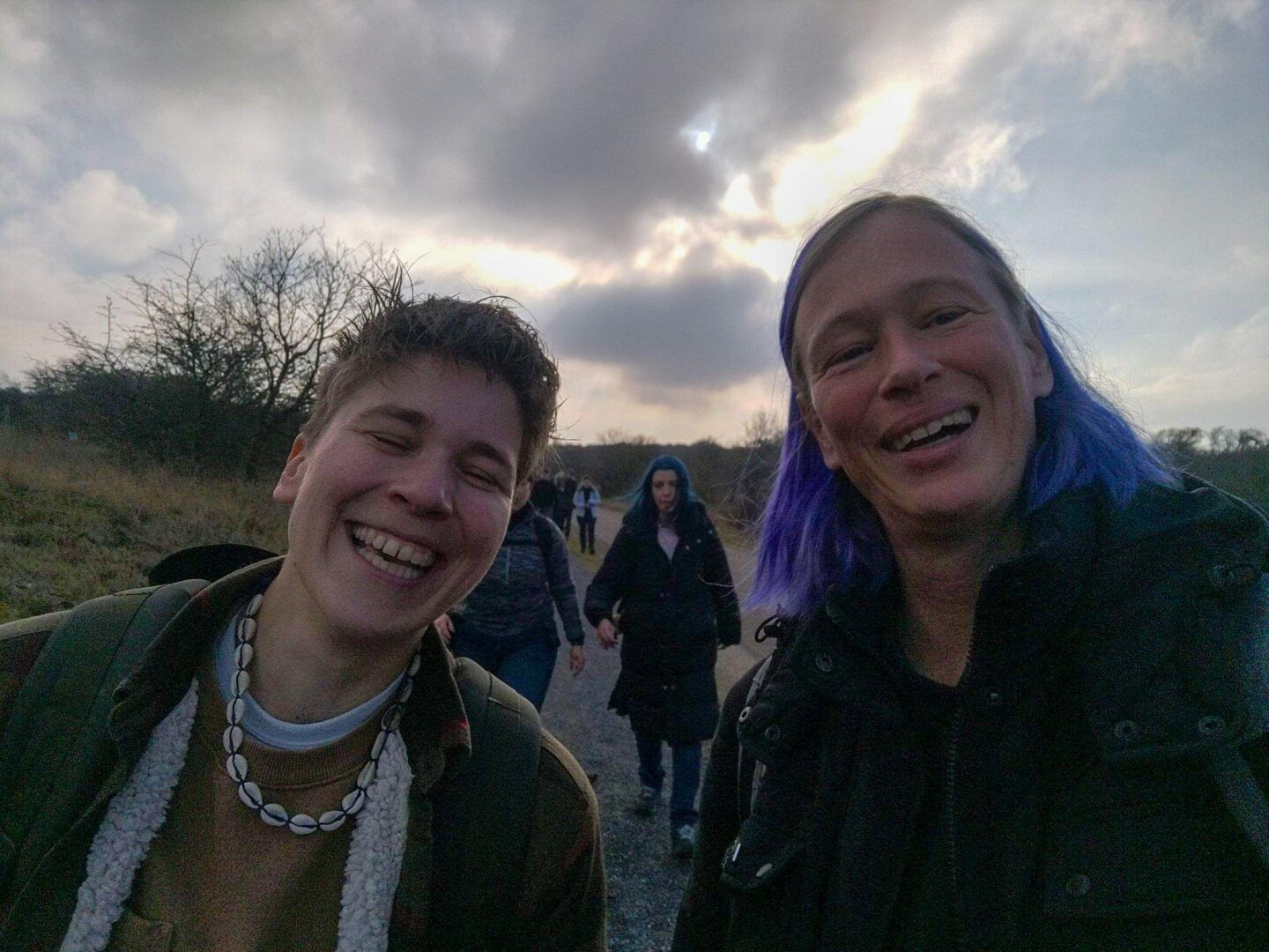 Graffiti saying 'trust lesbians, not cops'