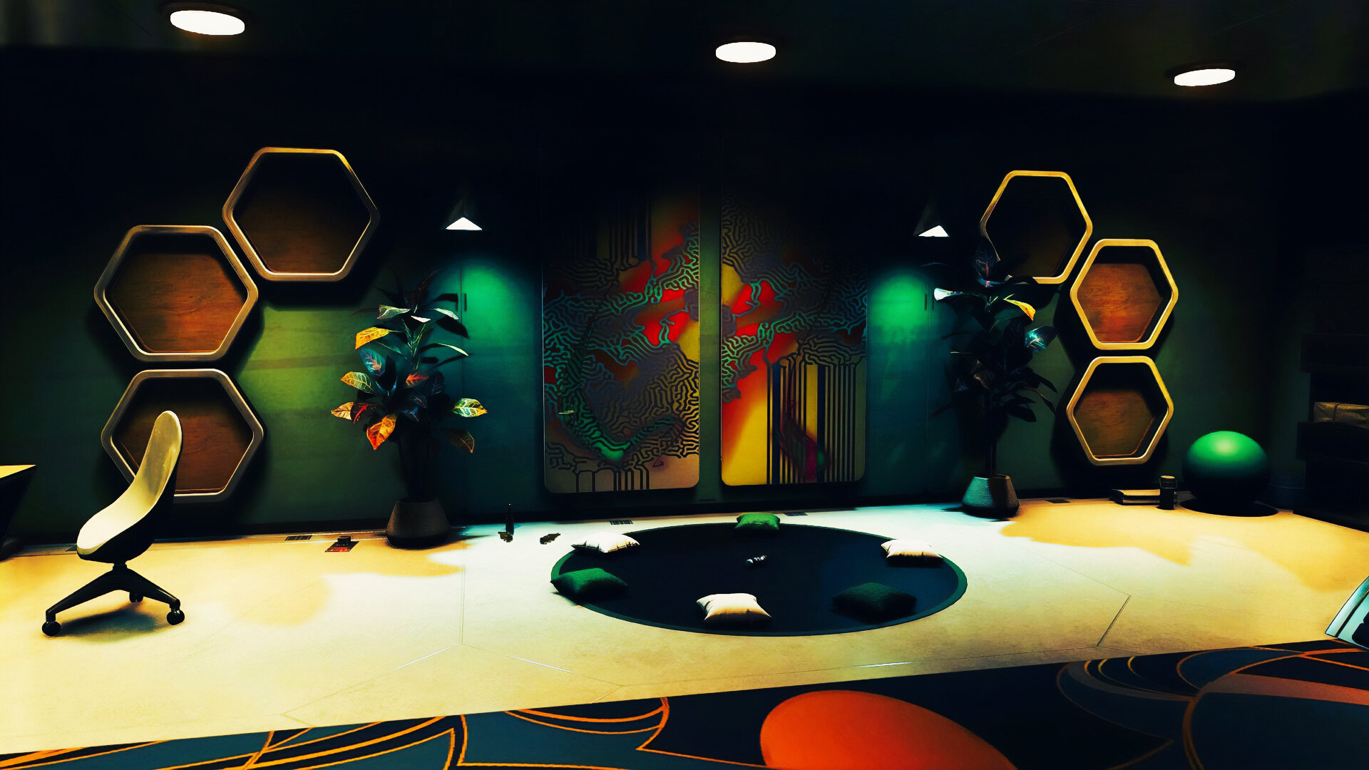 Luxury, futuristic fashion for decadent living.