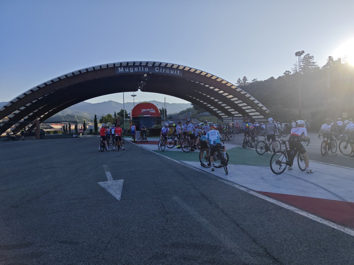 The entrance to the iconic mugello circuit