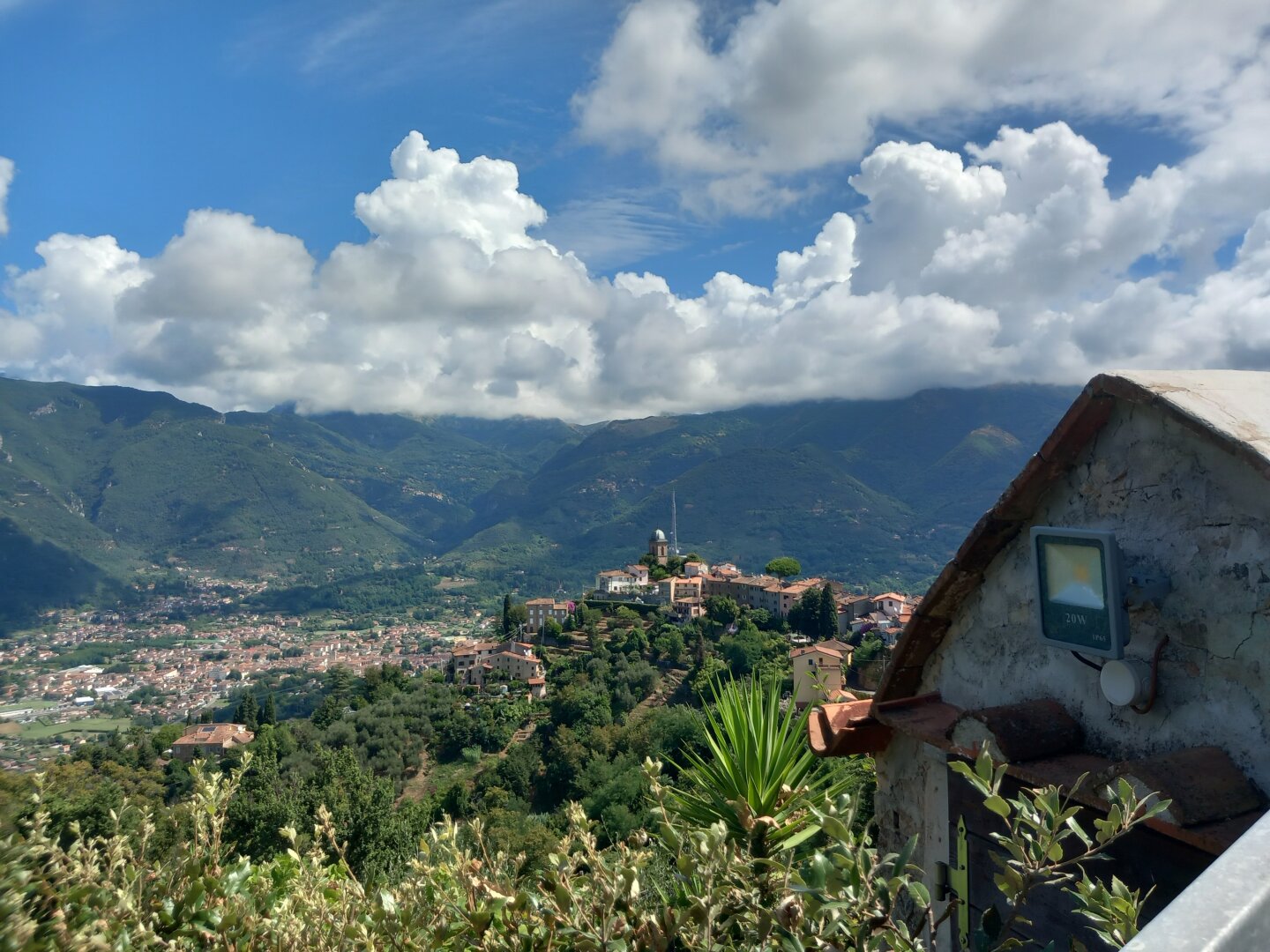 View of Pedona from above