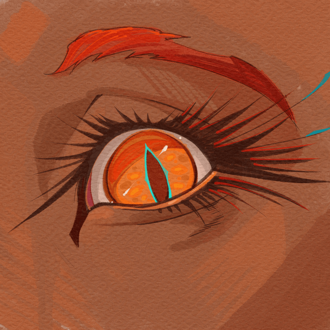 Sketch of an eye.