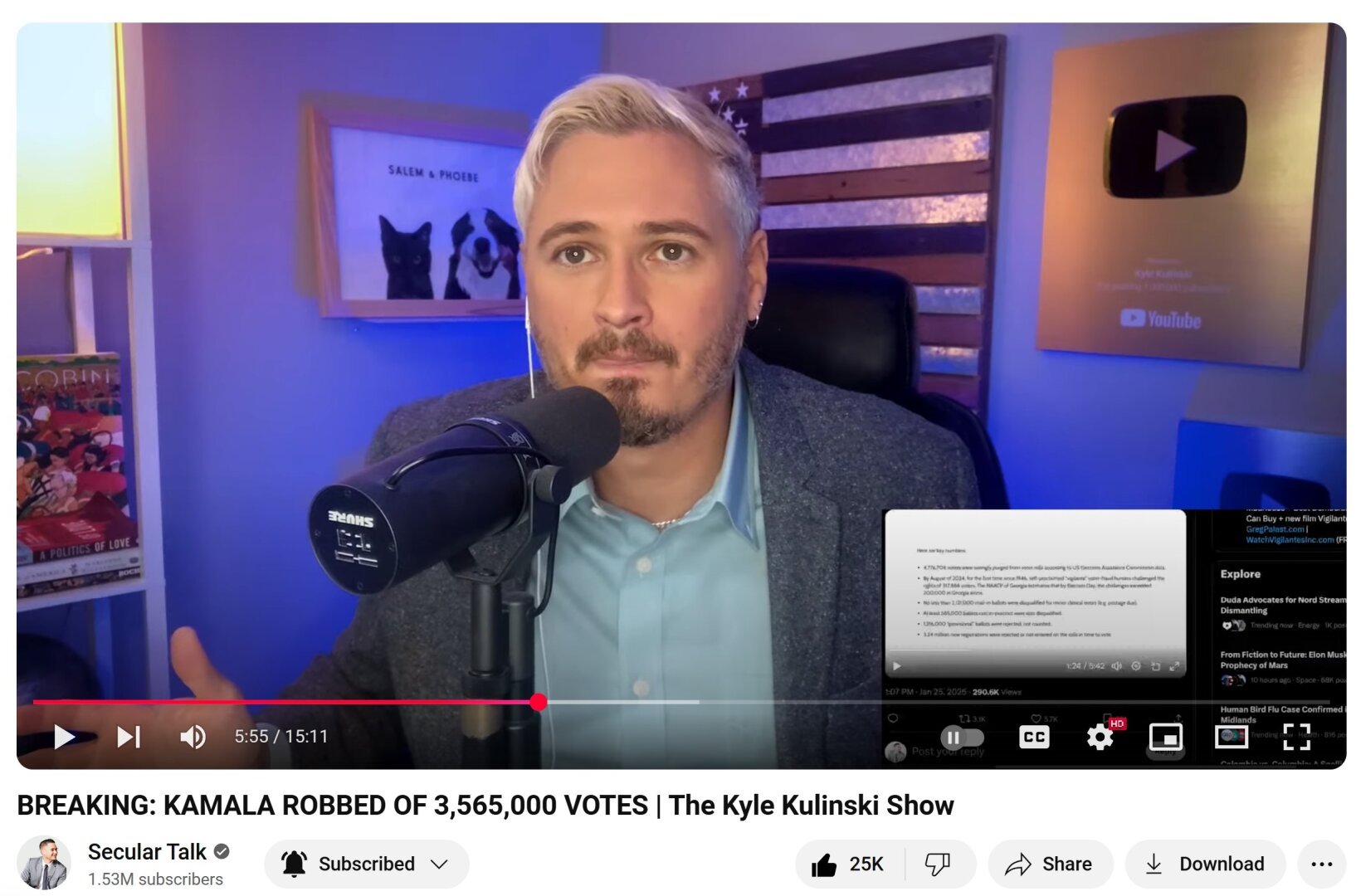 photo of secular talk screenshot