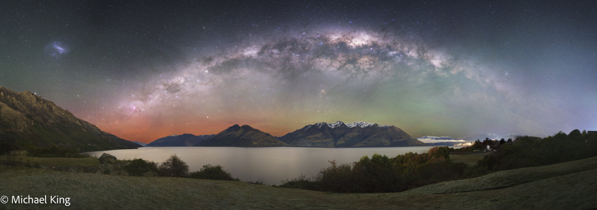 A panorama of the milky way near Queenstown NZ