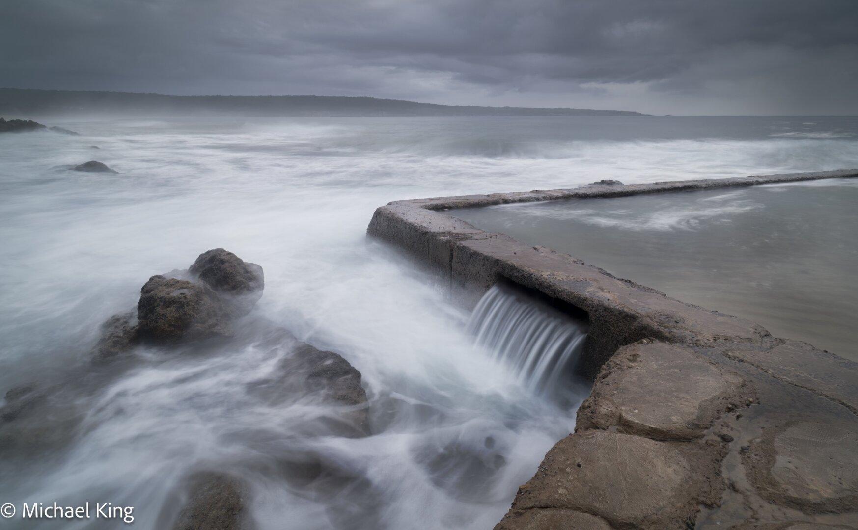 Asling beach rock pool