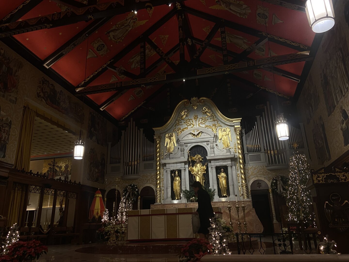 Inside the St. Augustine Basilica