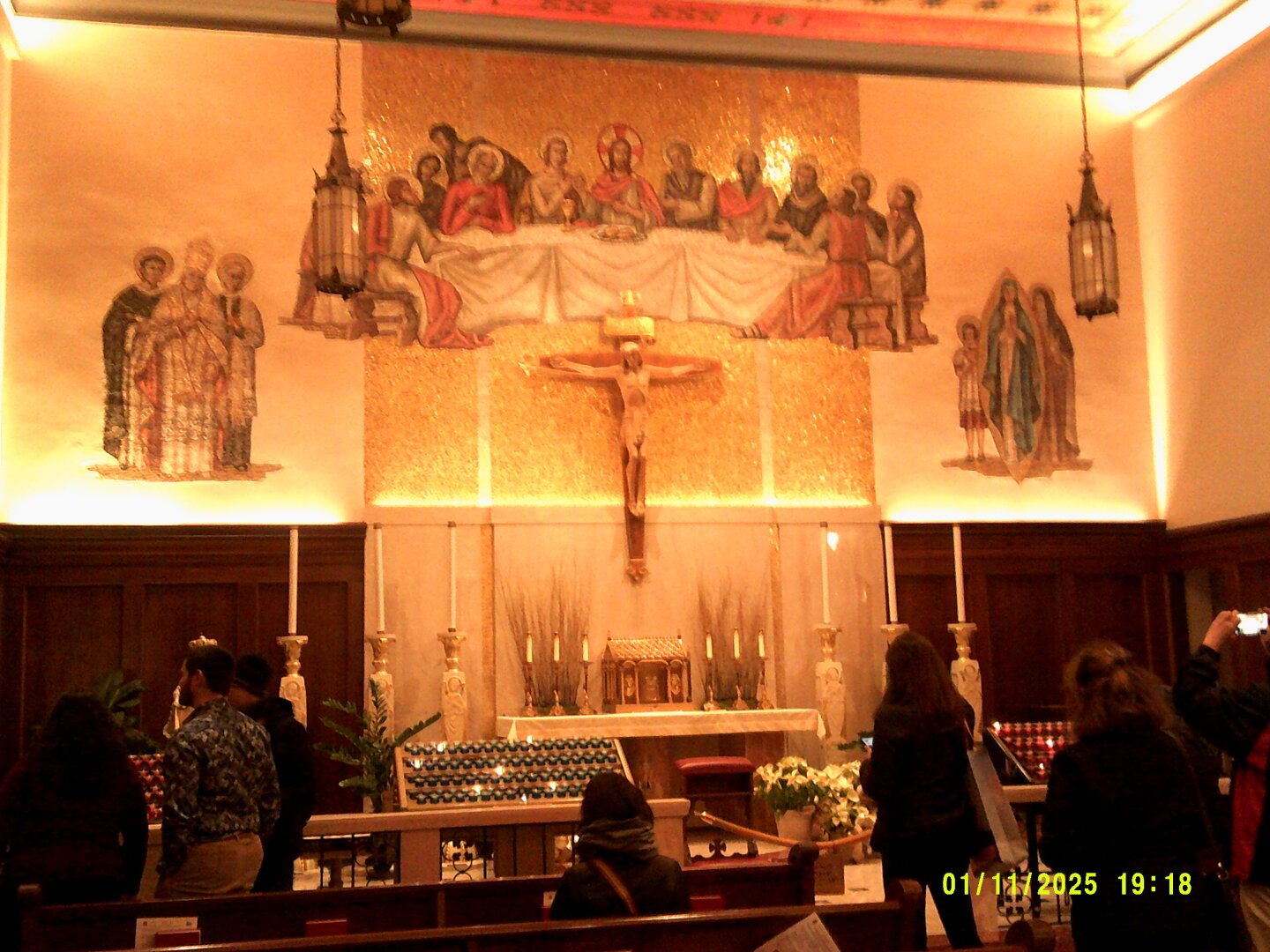 Inside the St. Augustine Basilica