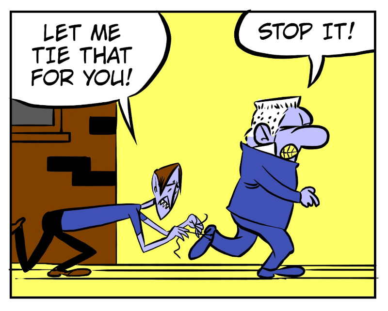 illustration of comic panel