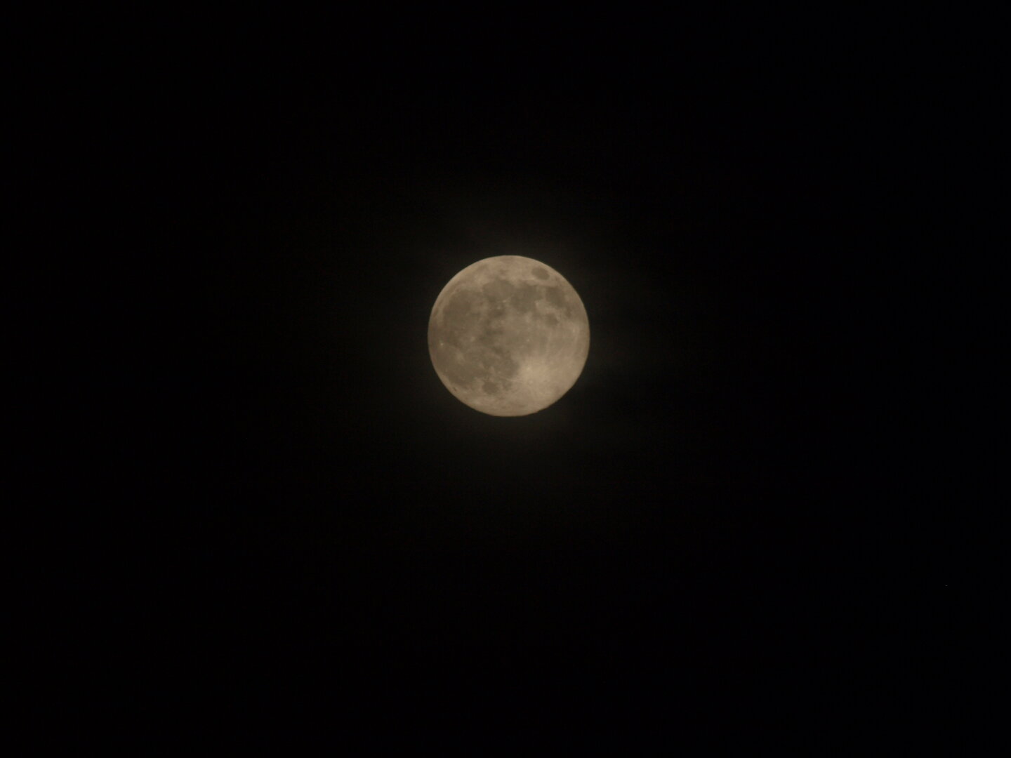 A picture of the full moon on the night sky