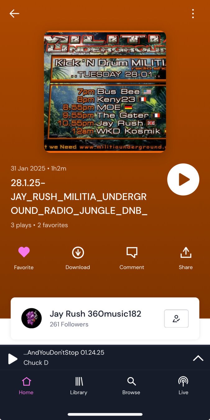 Jay Rush militia underground radio mix on Mixcloud