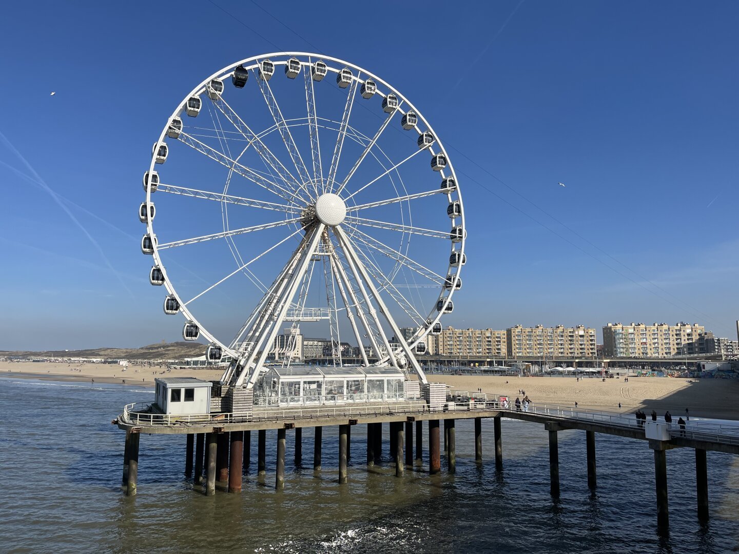 Scheveningen pier with ferris wheel