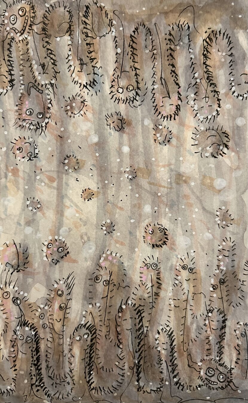 Villi intestinales having fun