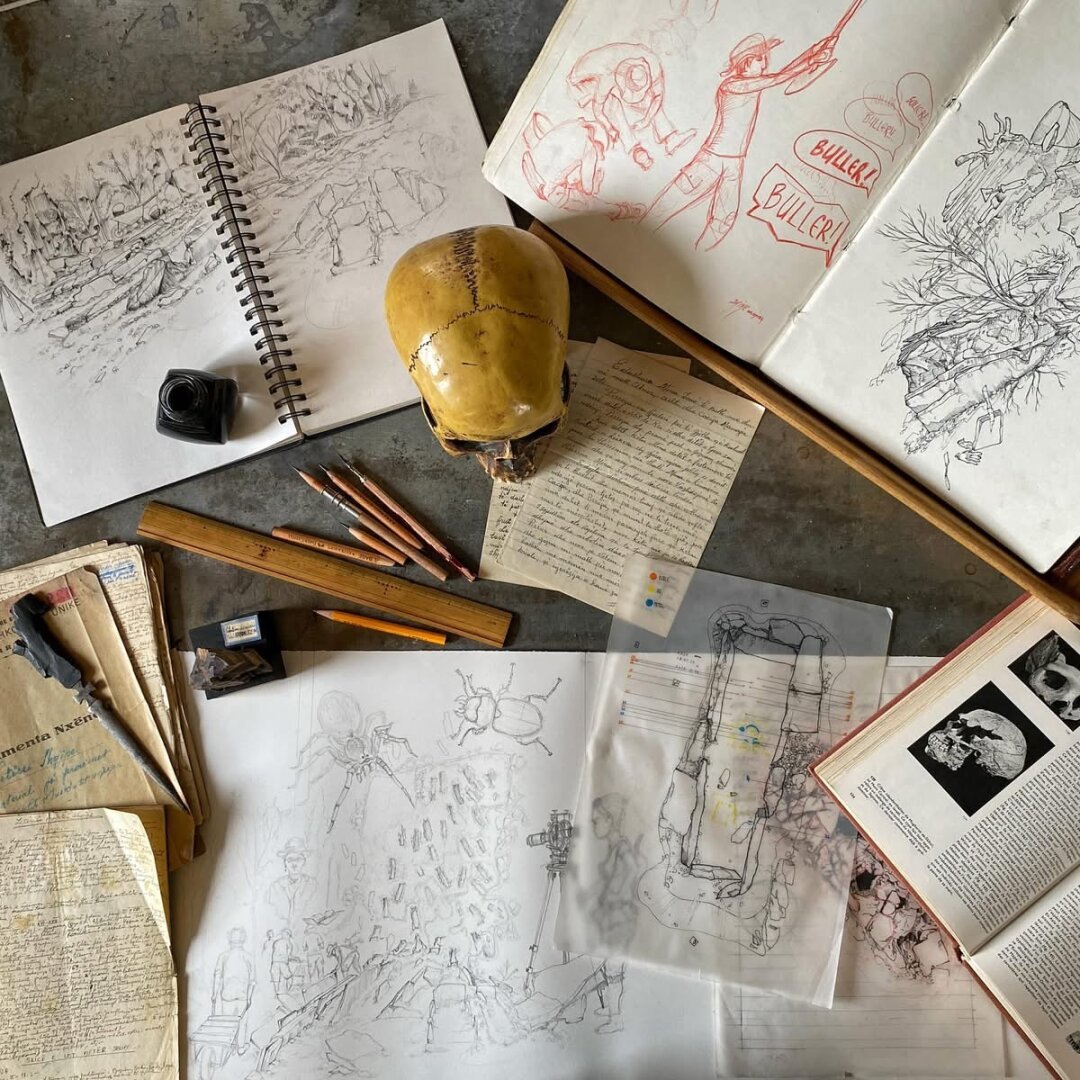 Sketching archeological