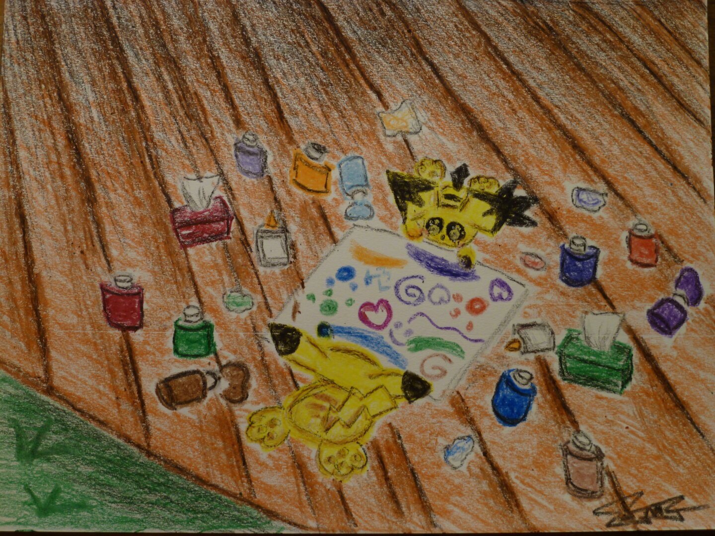 Backyard art collab