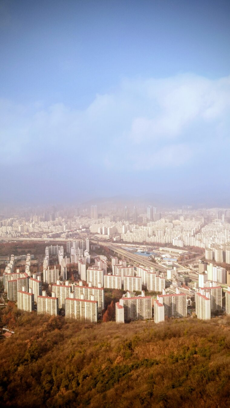 Hiking. Anyang. South Korea. November 30th, 25.