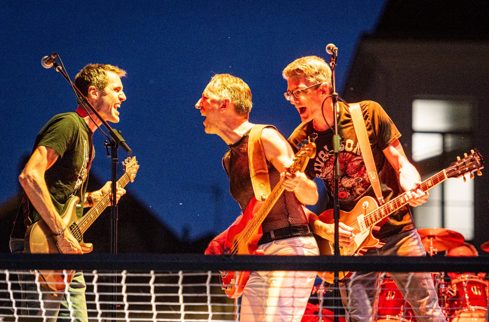 Band pictures from a live concert