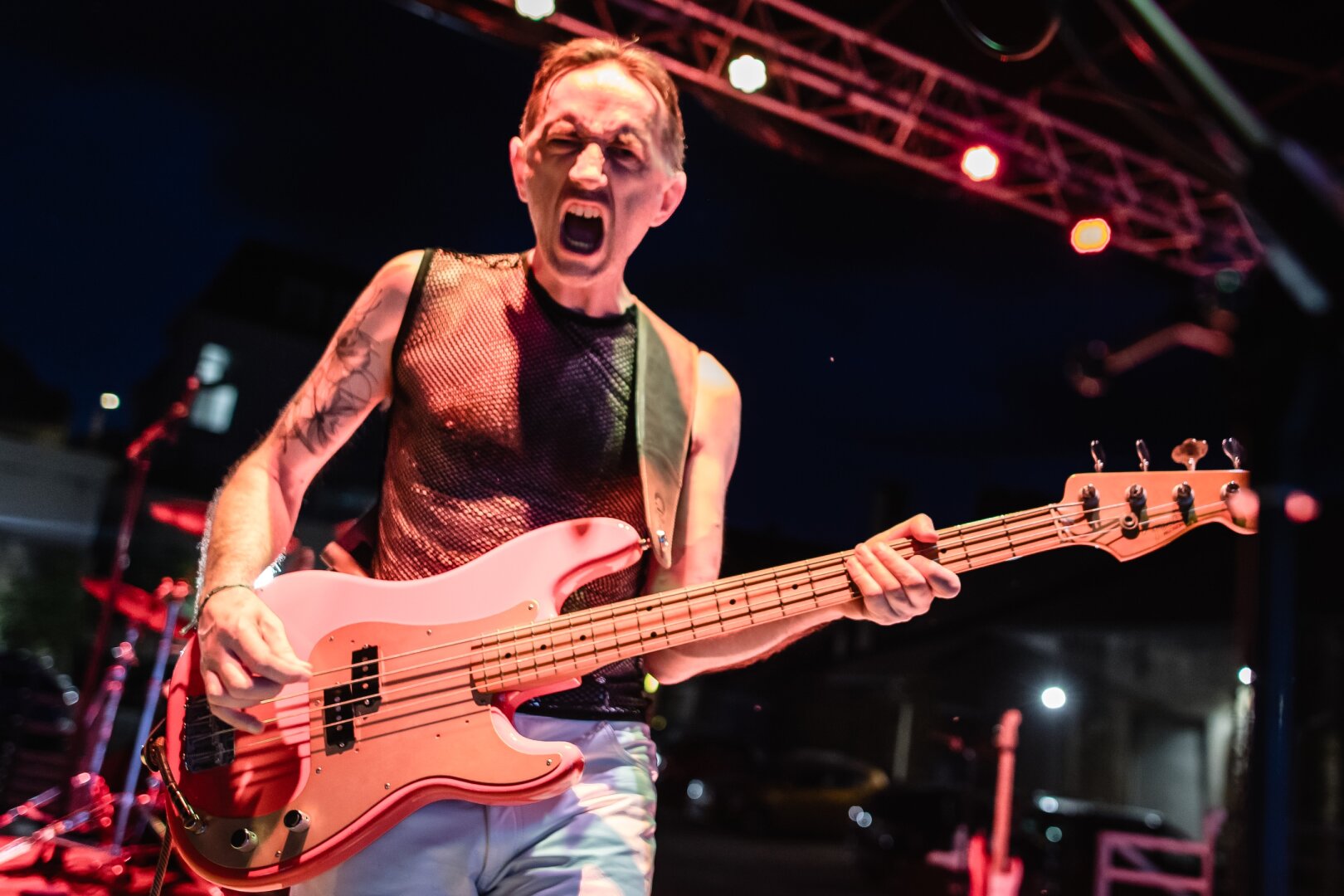 Band pictures from a live concert