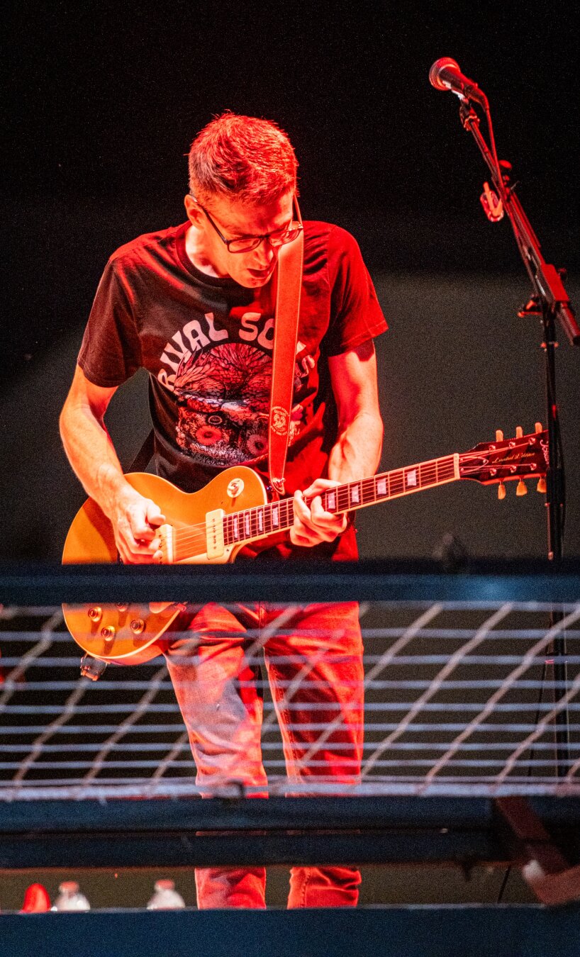 Band pictures from a live concert