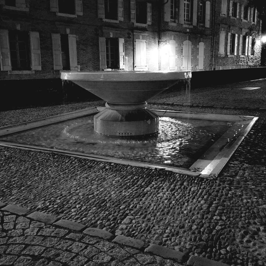 Fontaine Sainte Cécile, Albi
Format carré noir et blanc
