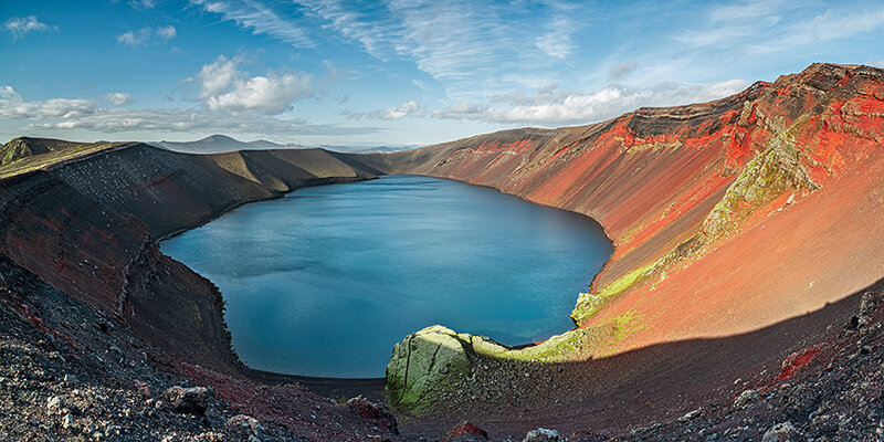 Ljótipollur Volcanic Crater Lake