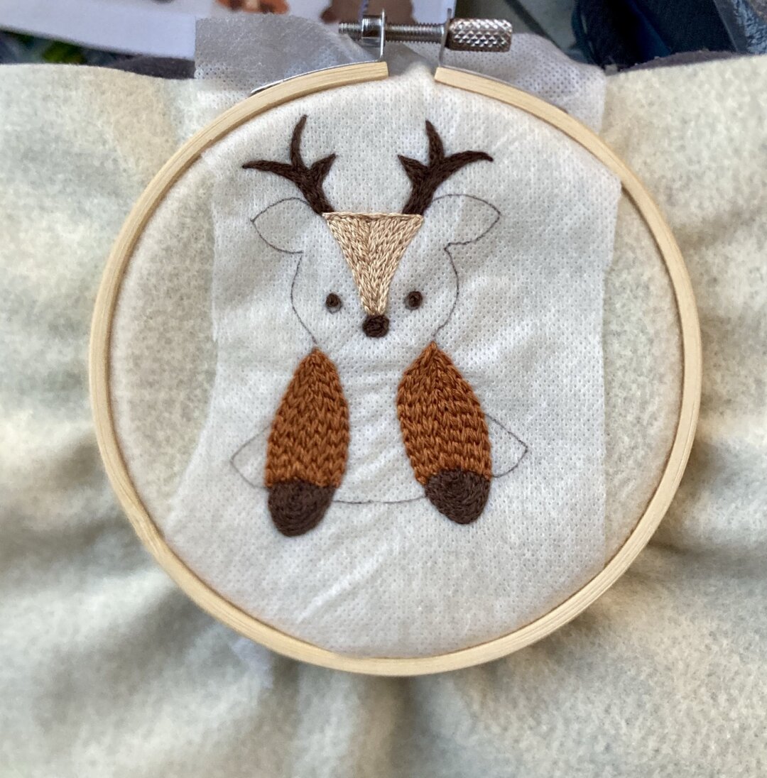 Zoom sur le petit cervidé