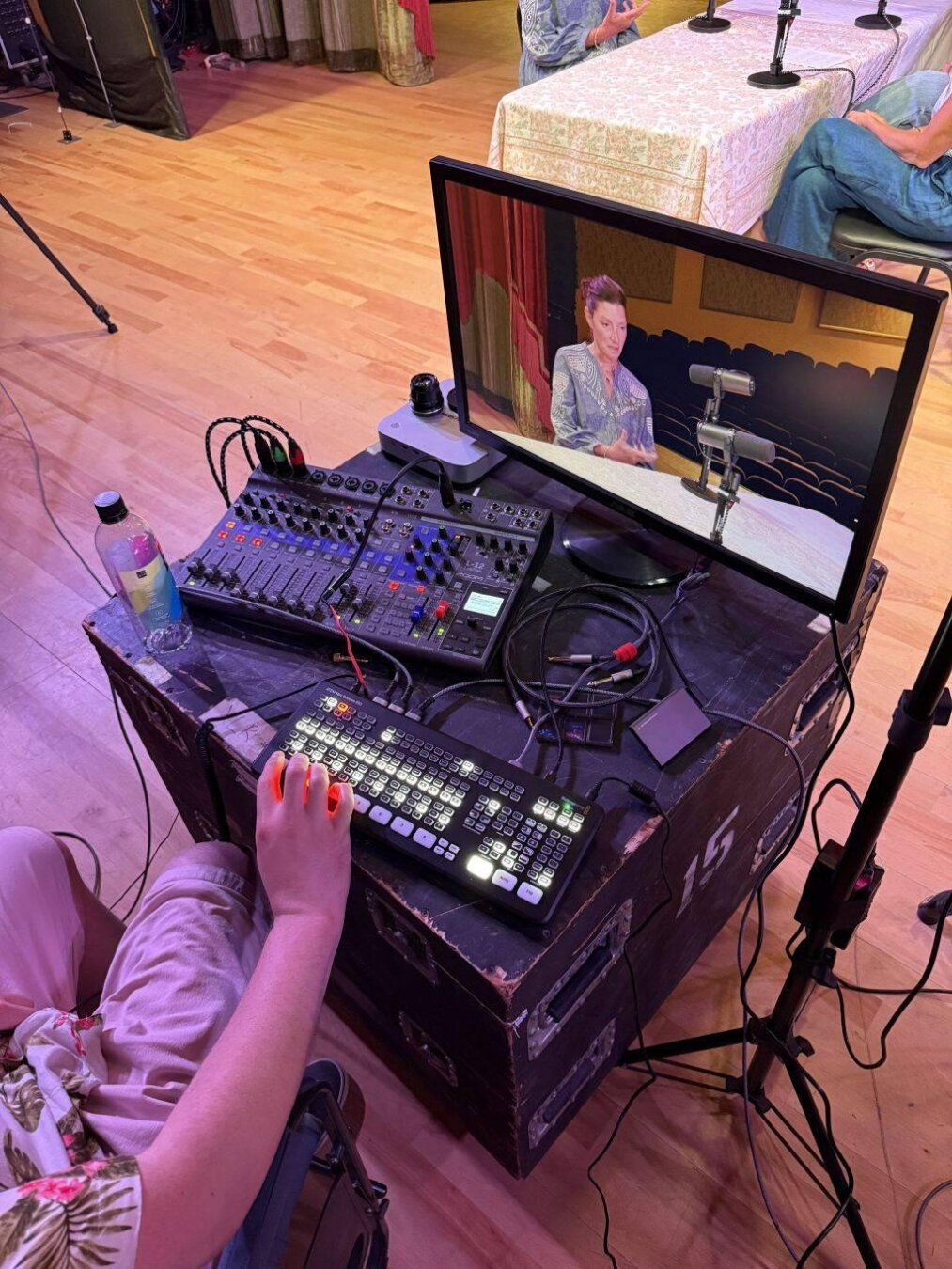 The controls. ATEM Mini Extreme ISO and the Zoom L-12