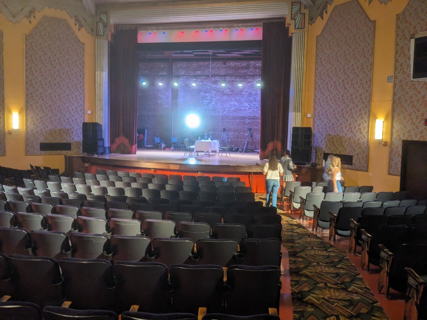 Getting lunch with the crew