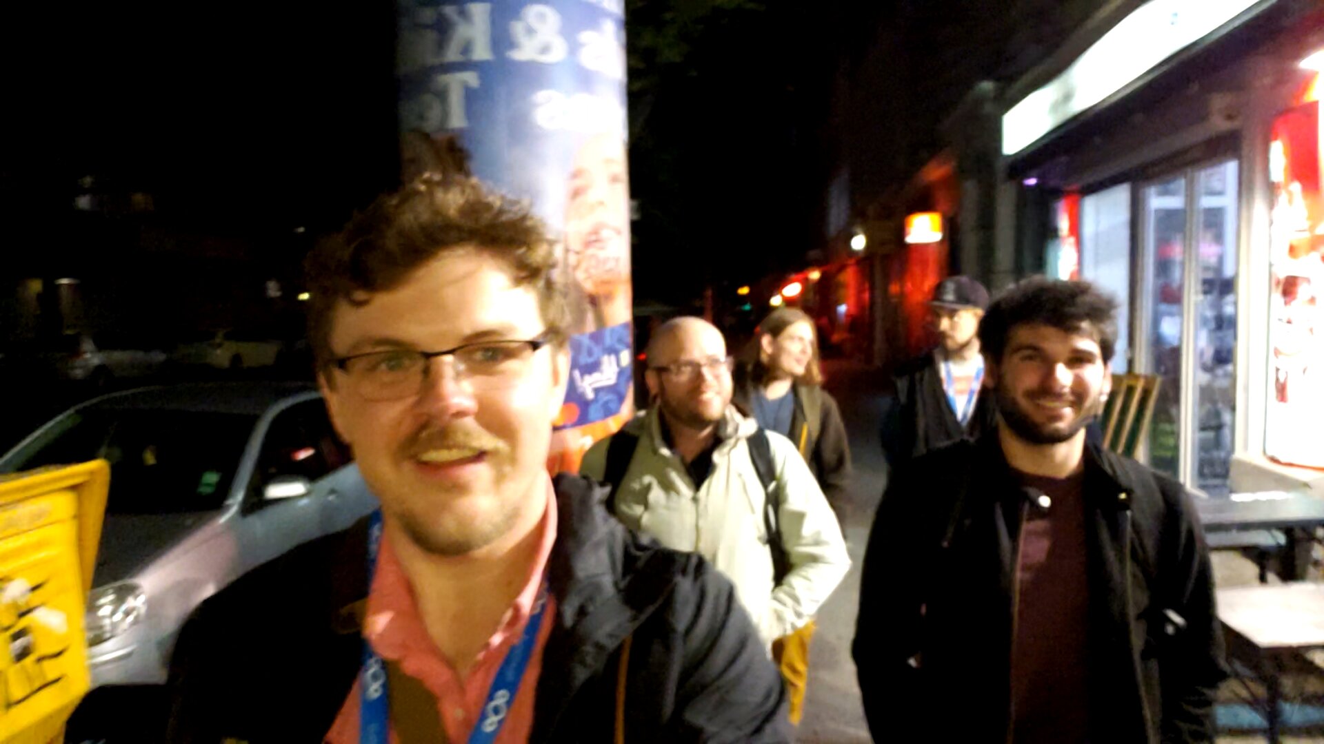 Henry Fisher (TechLore), Nate Bartram (TheNewOil), Gardiner Bryant and others in Berlin Germany 28 September 2025
