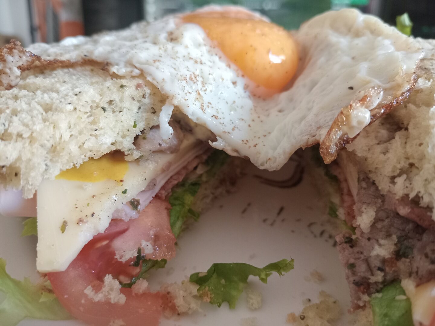 Uruguayan sandwich chivito al plato