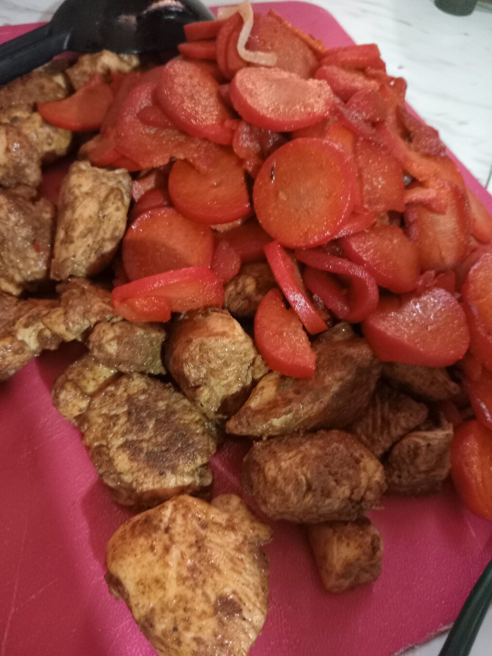 Chicken and sausage to prepare New Orleans Etouffee