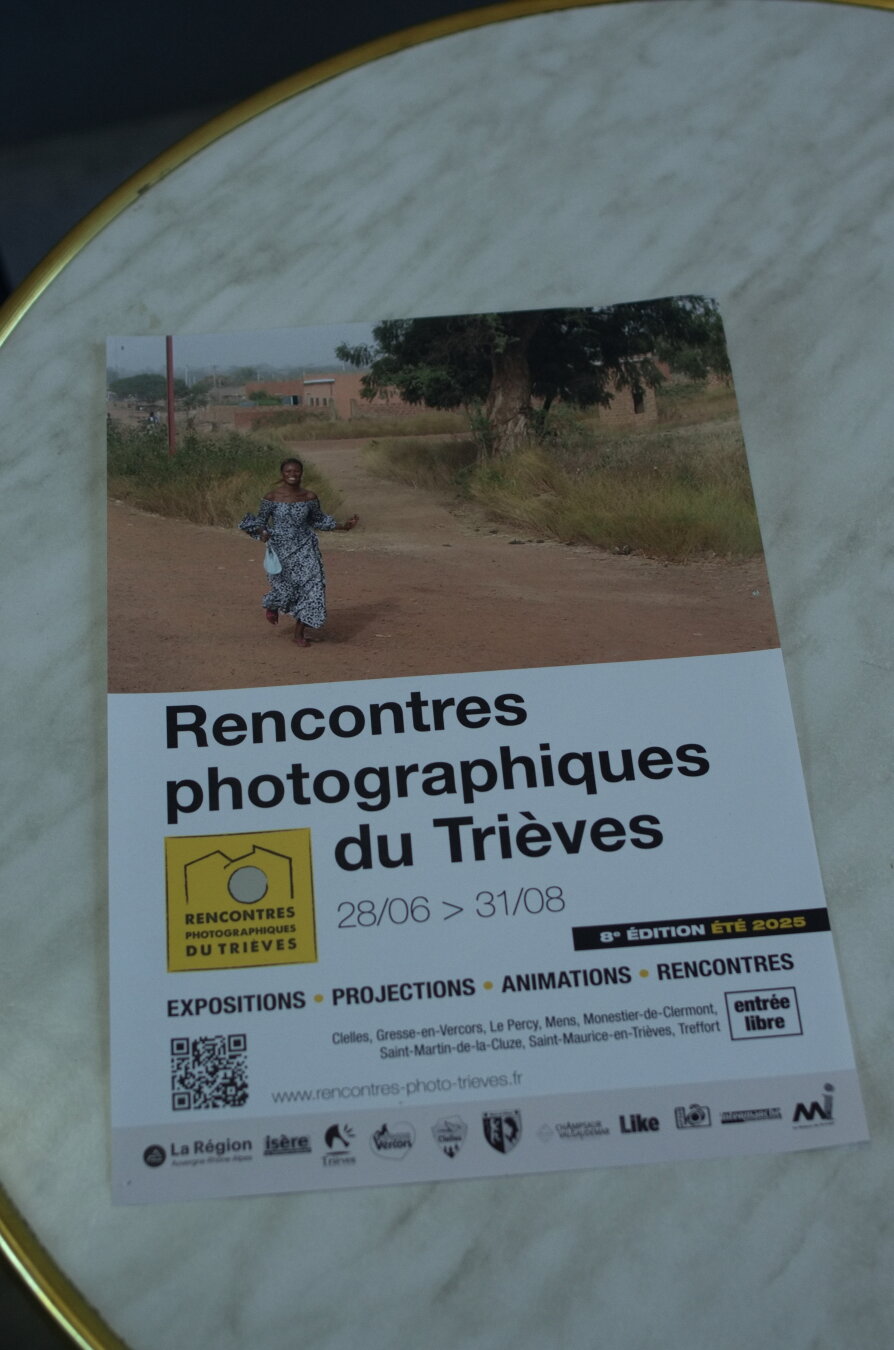 Affiche de la 8 édition des rencontres photographique du Trièves (Isère)