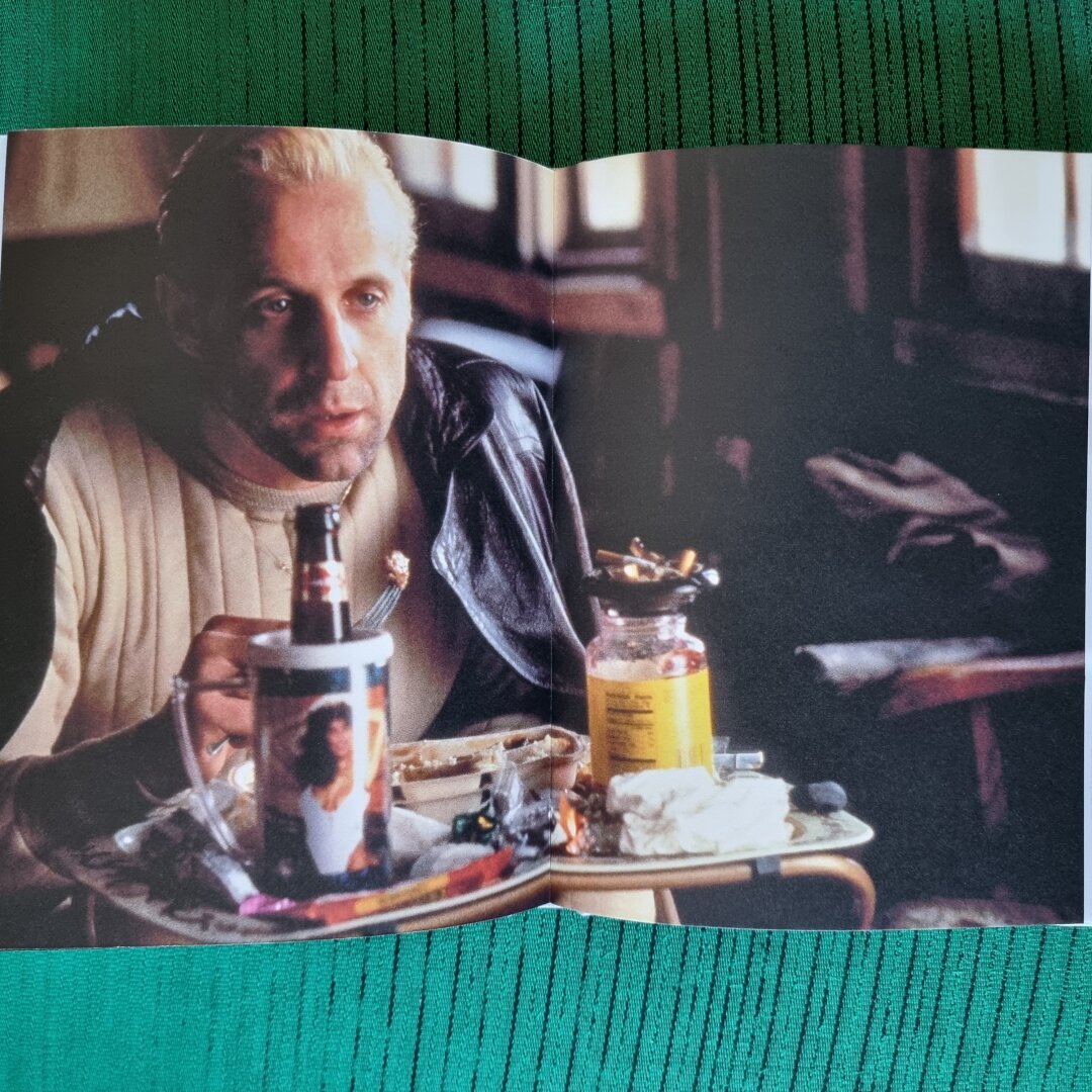 Random page with artwork spread