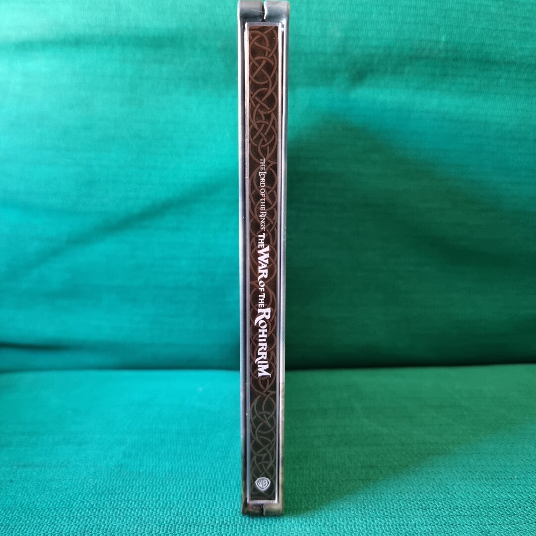 Spine view of steelbook