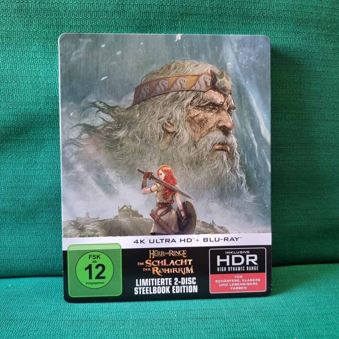 Front view of steelbook wrapped in J-Card