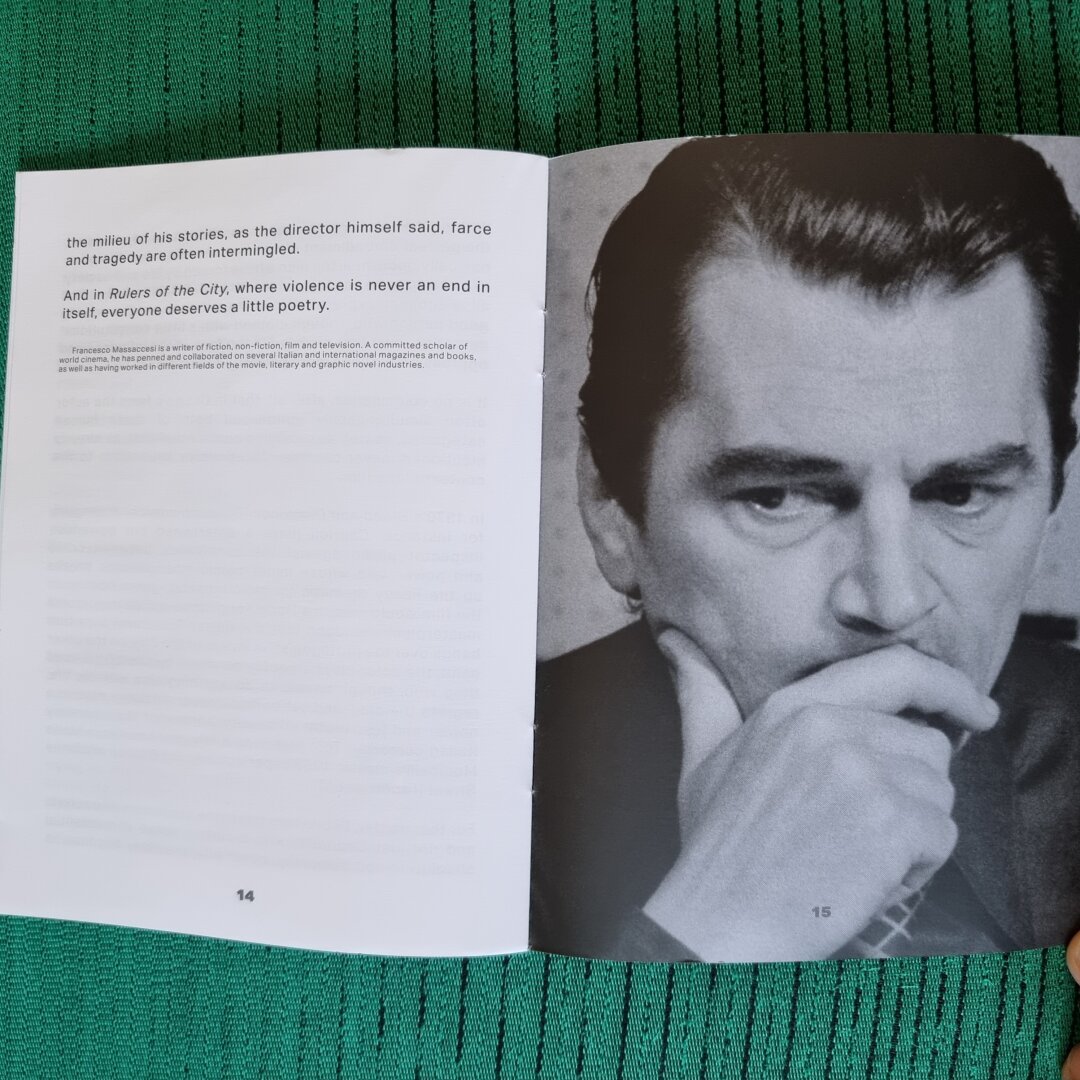 Opened up booklet showing the last pages of the booklet (page 14 and 15)