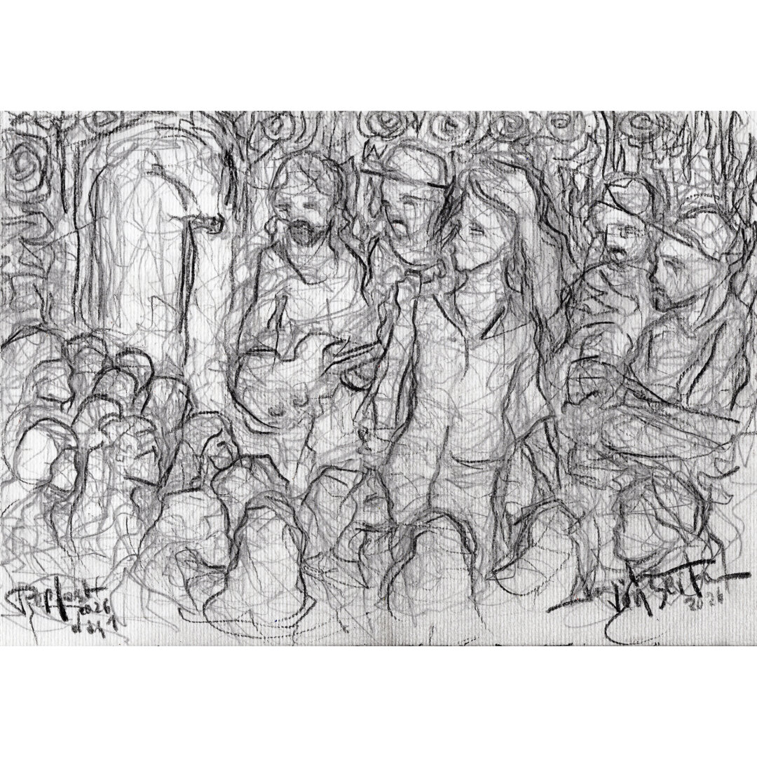Popfest 2026 - 3 Days, 6 Live Drawings: Day 1, Spilif was touching my buried hiphop soul from the good ol' rap days, with beats marching and flows to pay tolls for a track graze.