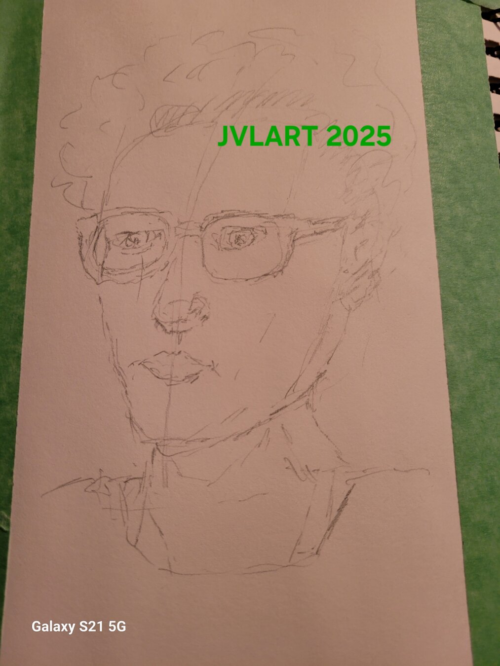 Original pencil sketch of Julia Garner, Weapons