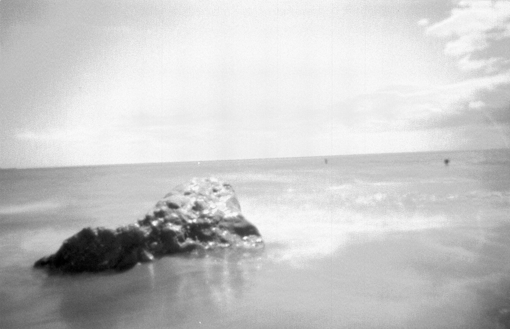 Lonely rock on the sand
[#Pinhole Experiments]